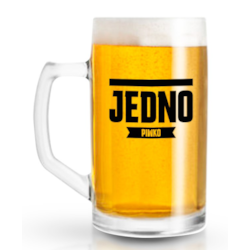 FUNNY BEER KUFEL 500ml JEDNO PIWKO