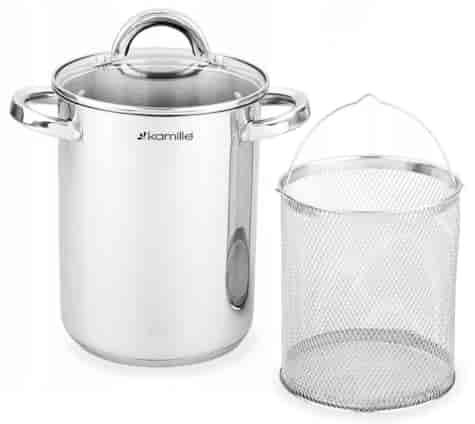 GARNEK STALOWY DO SZPARAGÓW FRYTEK 3EL 4L KM5850