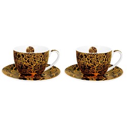 GUSTAV KLIMT TREE BROWN KPL FILIŻANEK 2+2 280ml