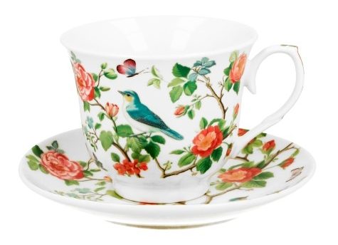 PTAKI NA GAŁĘZI FILIŻANKA ZE SPODKIEM 1+1 250ml