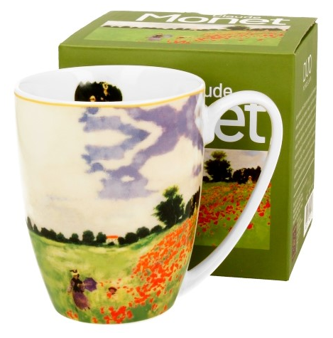 C. MONET POPPY FIELD KUBEK W PUDEŁKU 380ml