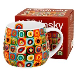 W. KANDINSKY SQUARES KUBEK BARYŁKA W PUDEŁKU 430ml
