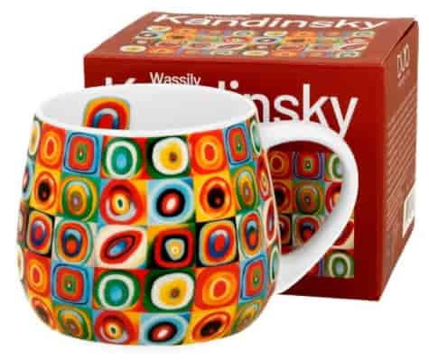 W. KANDINSKY SQUARES KUBEK BARYŁKA W PUDEŁKU 430ml