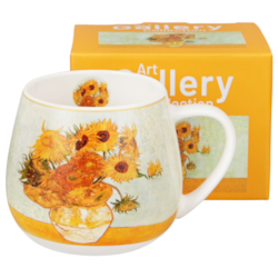 SUNFLOWERS KUBEK BARYŁKA W PUDEŁKU 430ml