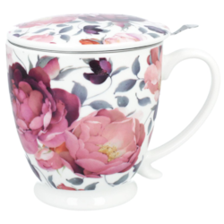 SPRING ROSES WHITE KUBEK ZAPARZACZ NA STOPCE 500ml