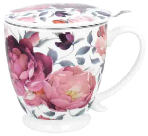 SPRING ROSES WHITE KUBEK ZAPARZACZ NA STOPCE 500ml