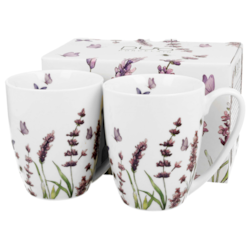 CLASSIC LAVENDER KUBEK KOMPLET 2EL W PUDEŁKU 360ml