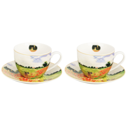 POPPY FIELD KOMPLET FILIŻANEK 2+2 280ml