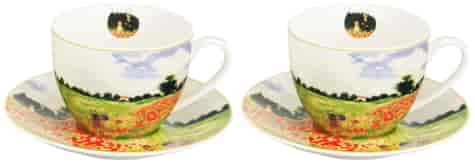 POPPY FIELD KOMPLET FILIŻANEK 2+2 280ml