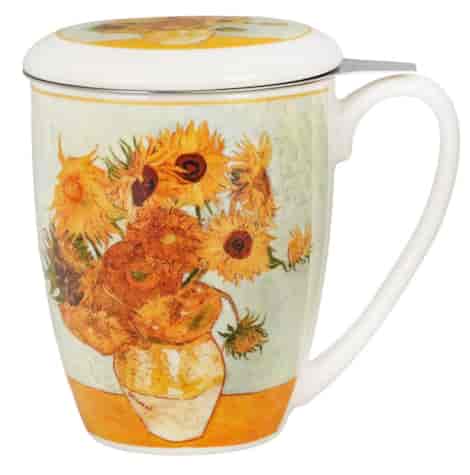 SUNFLOWERS KUBEK ZAPARZACZ W PUDEŁKU 360ml