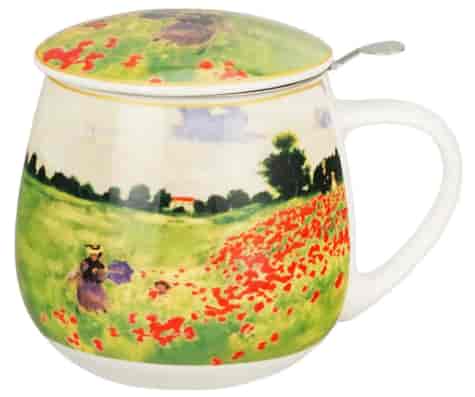 POPPY FIELD KUBEK ZAPARZACZ BARYŁKA 430ml