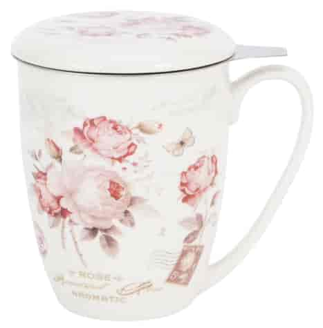 SECESJA KUBEK ZAPARZACZ W PUDEŁKU 360ml