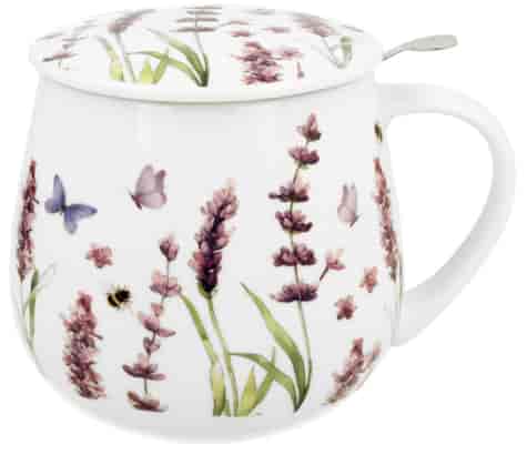 CLASSIC LAVENDER KUBEK ZAPARZACZ BARYŁKA 430ml