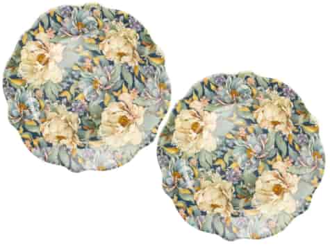 PEONY BLUE TALERZ DESEROWY KOMPLET 2SZT