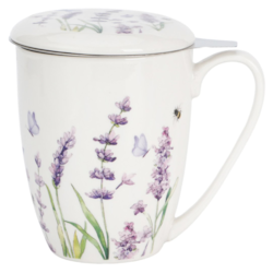 CLASSIC LAVENDER KUBEK ZAPARZACZ W PUDEŁKU 380ml