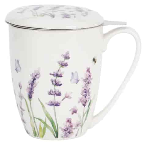 CLASSIC LAVENDER KUBEK ZAPARZACZ W PUDEŁKU 380ml