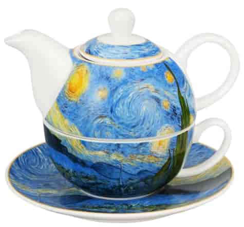 STARRY NIGHT CZAJNICZEK Z FILIŻANKĄ 300ml 3EL