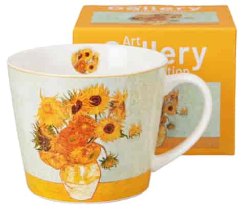 SUNFLOWERS KUBEK KUBAS PROSTY W PUDEŁKU 600ml