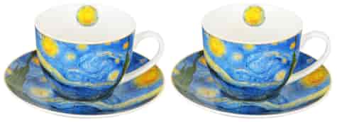 STARRY NIGHT KOMPLET FILIŻANEK 2+2 270ml