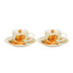 SUNFLOWERS ESPRESSO KOMPLET FILIŻANEK 2+2 110ml