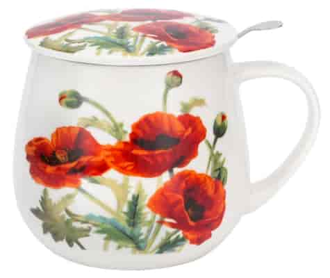 CLASSIC POPPIES KUBEK ZAPARZACZ BARYŁKA 430ml