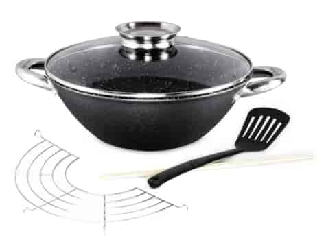 PATELNIA WOK ŻELIWNA 28cm KM4806MR
