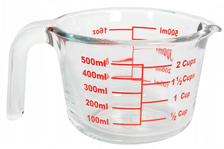 POJEMNIK SZKLANY Z MIARKĄ  500ml 22277574