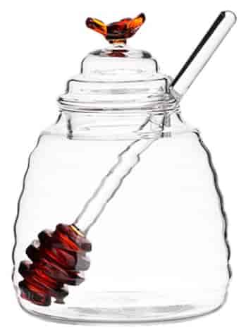 AMBER POJEMNIK SZKLANY NA MIÓD 400ml