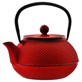 GIFT CZAJNIK ŻELIWNY Z SITKIEM 0,8L RED
