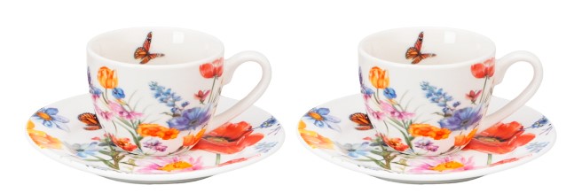 SPRING ESPRESSO KOMPLET FILIŻANEK 2+2 110ml
