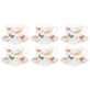BUTTERFLIES KOMPLET FILIŻANEK 6+6 250ml