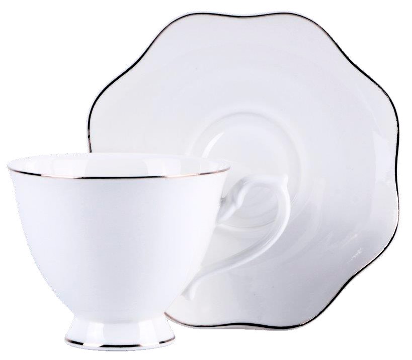 COSTA FILIŻANKA ZE SPODKIEM 1+1 200ml BOX PCV