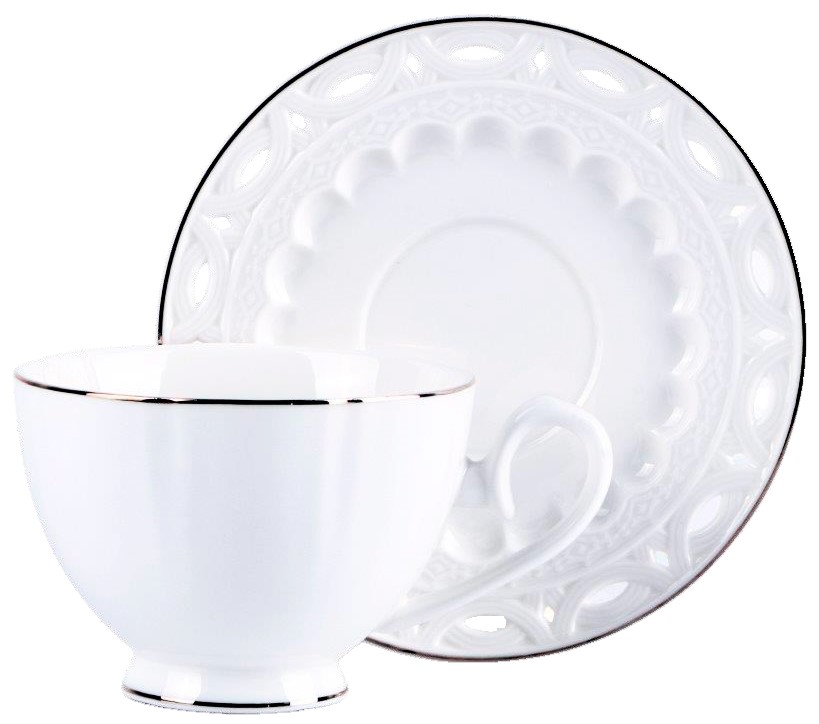 NINA FILIŻANKA ZE SPODKIEM 1+1 250ml BOX PCV