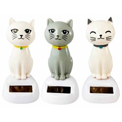 FIGURKA SOLARNA KOTEK JUS-1073