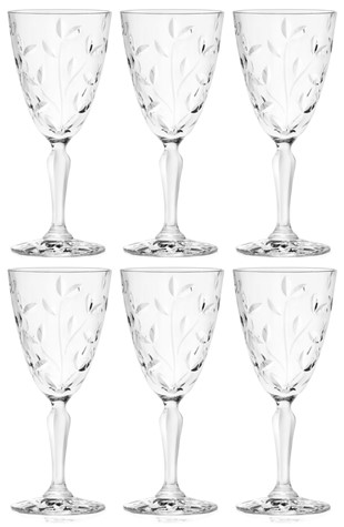 RCR LAURUS KIELISZEK WINO 230 6szt