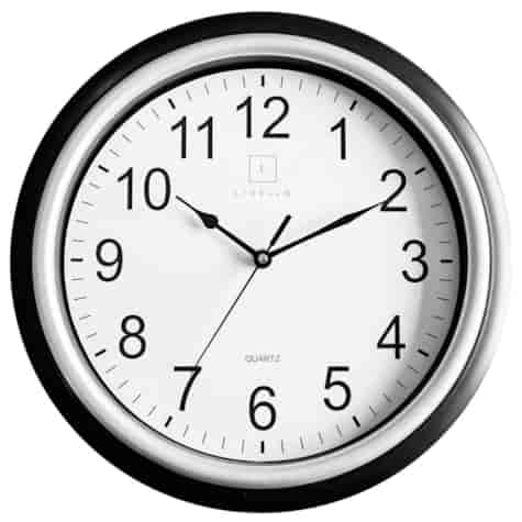 ZEGAR ŚCIENNY ZP31B CZARNY 33x33x4cm