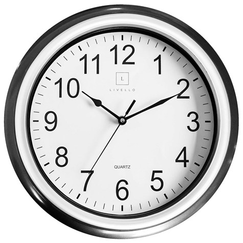 ZEGAR ŚCIENNY ZP31G GRAFITOWY 33x33x4cm