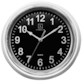 ZEGAR ŚCIENNY ZP30BCS SREBRNY 30x30x4cm