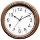 ZEGAR ŚCIENNY ZP30BR BRĄZOWY 30x30x4cm
