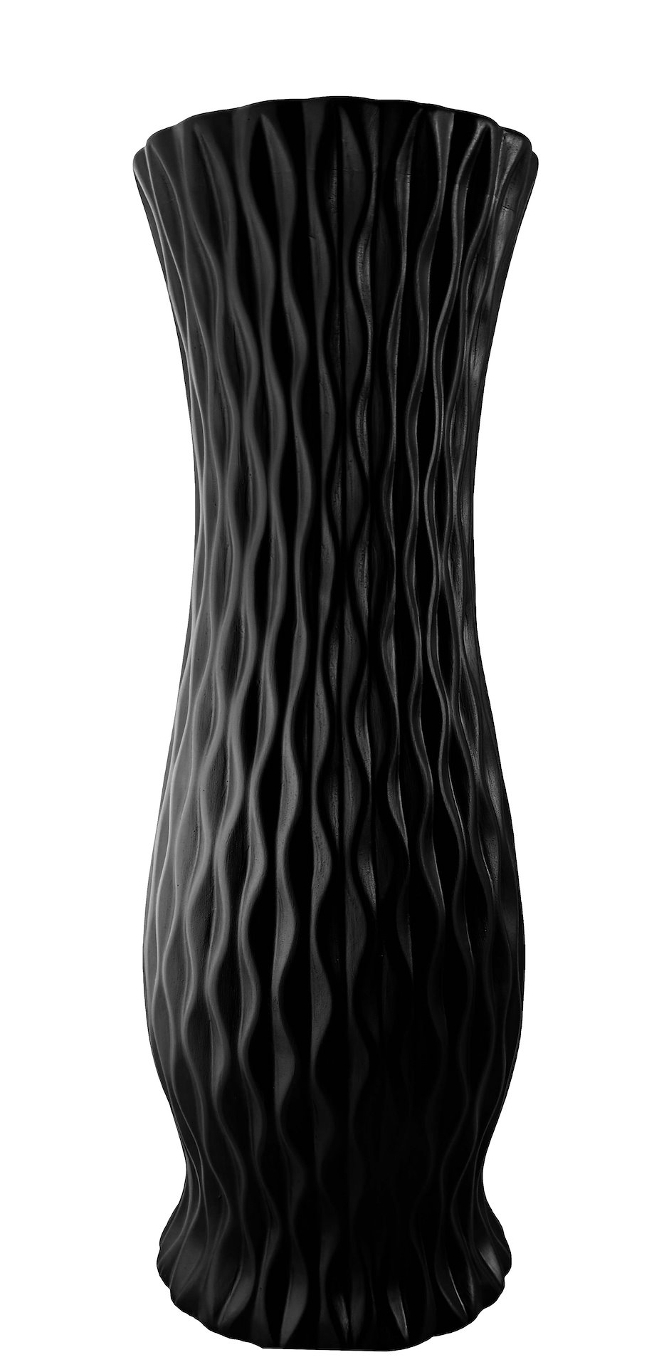 WAZON CERAMICZNY CW41 CZARNY h-45,5cm