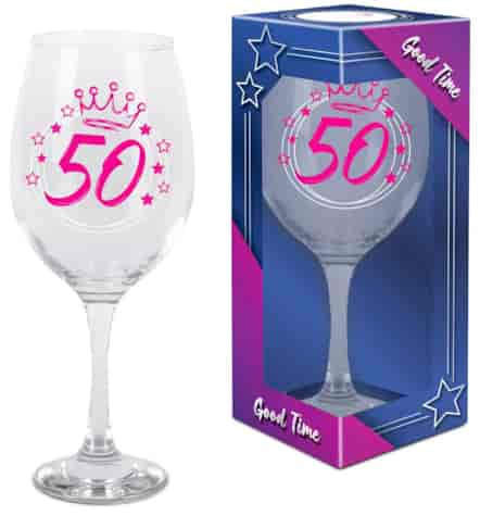 GOOD TIME KIELISZEK 580ml 50 URODZINY