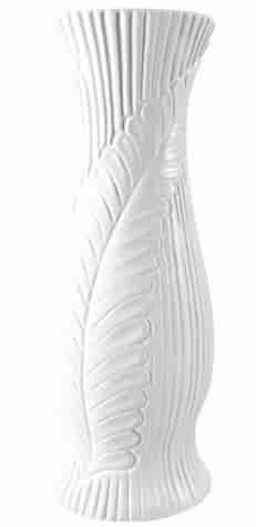 WAZON CERAMICZNY BW64 BIAŁY h-61cm