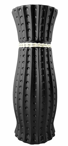 WAZON CERAMICZNY CW43 CZARNY h-45,5cm