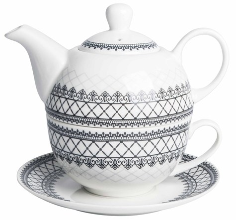 ORNAMENT CZAJNICZEK Z FILIŻANKĄ 250ml 3EL CR5-106