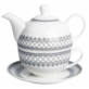 ORNAMENT CZAJNICZEK Z FILIŻANKĄ 250ml 3EL CR5-106