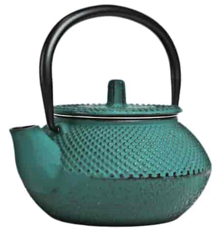 GIFT CZAJNIK ŻELIWNY Z SITKIEM 0,3L OLIVE