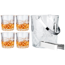 PARTY GLASS WHISKY SET 1+4 WIADRO DO LODU 22180718