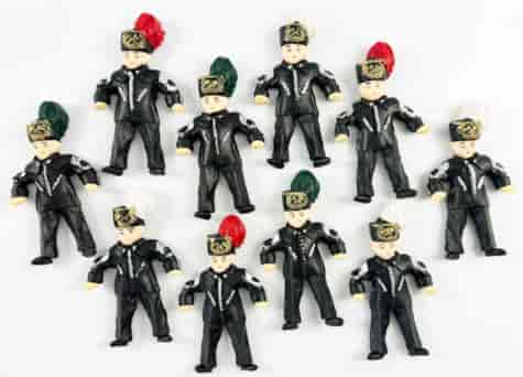 MAGNESY NA LODÓWKĘ Z MODELINY 19 10szt GÓRNICY