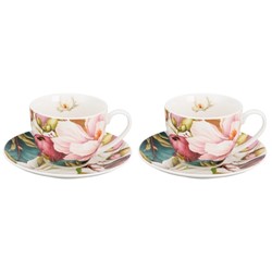 MAGNOLIE KOMPLET FILIŻANEK 2+2 280ml