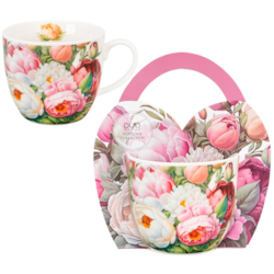 PIWONIE KUBEK 460ml + OPAKOWANIE Z RĄCZKĄ